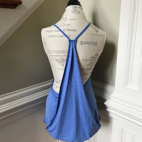 NWT Zella Her Racerback Tank Top Shirt Womens Large Blue Sleeveless Yoga NEW - Picture 5 of 12